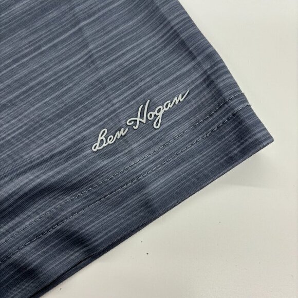 Ben Hogan Men's and Big Men's Performance Short Sleeve Printed Golf Polo Shirt L - Picture 3 of 9